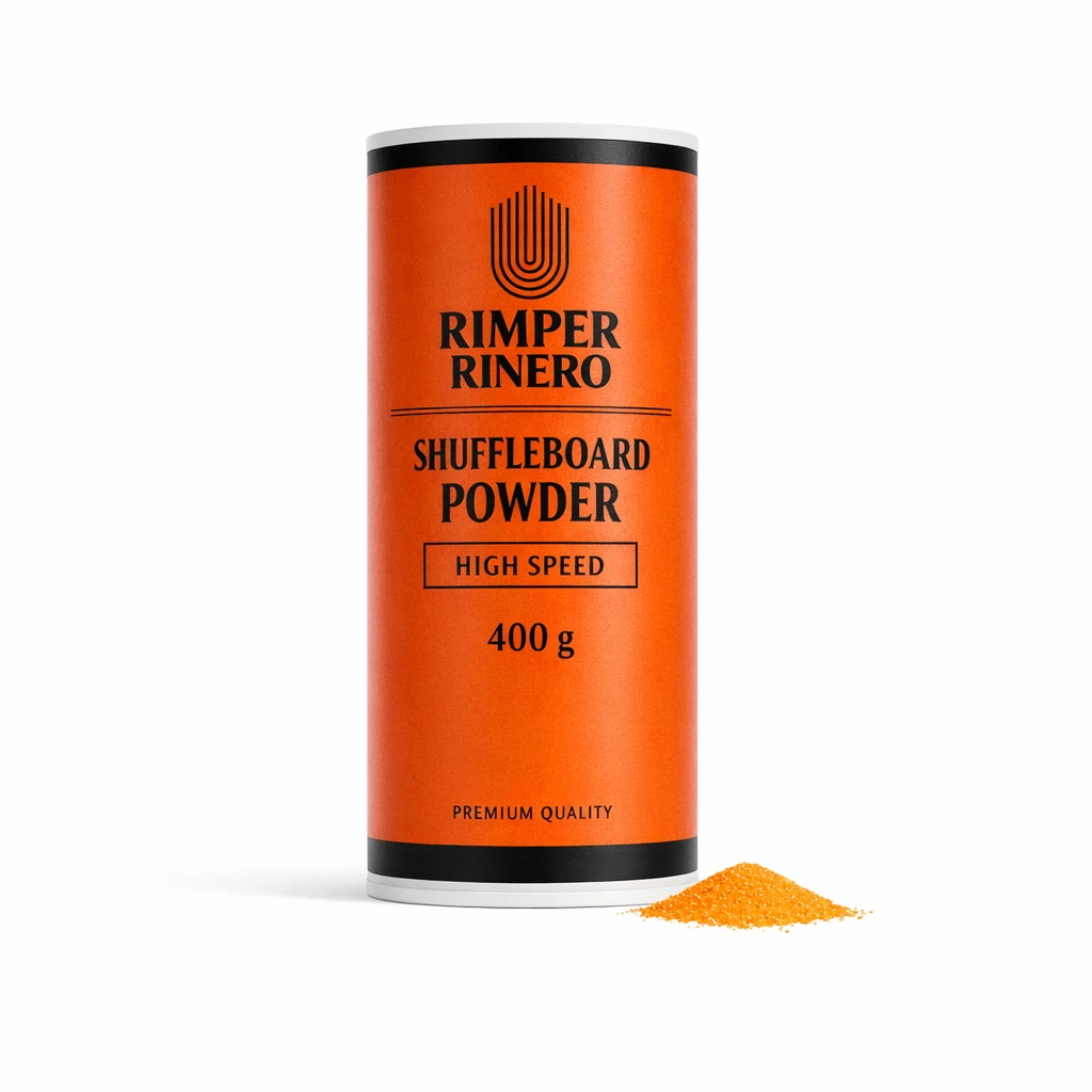 piasek do shuffleboard Rimper Rinero High Speed 400 g puszka na białym tle