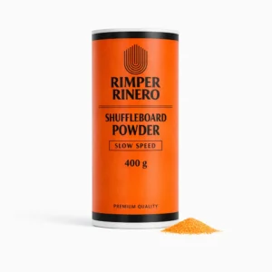 piasek do shuffleboard Rimper Rinero Slow Speed 400 g puszka na białym tle